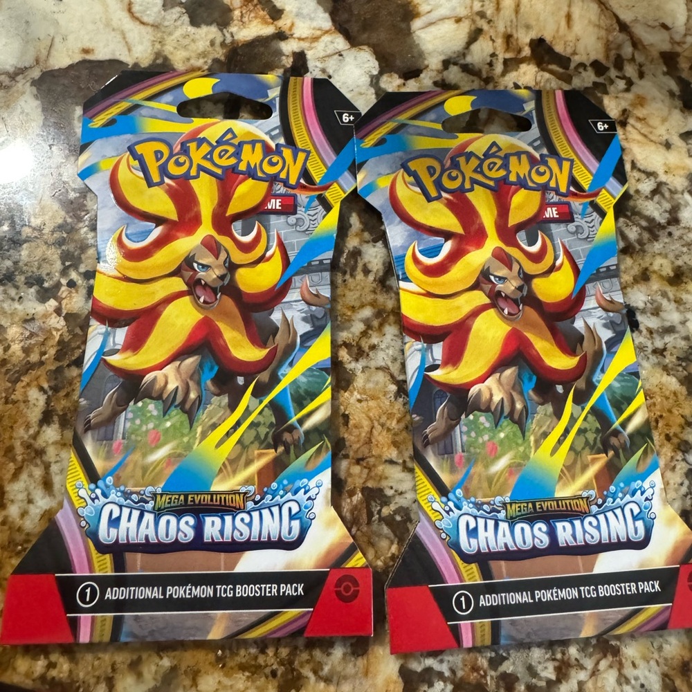 Brand new! Set of 2 Chaos Rising Pokémon cards